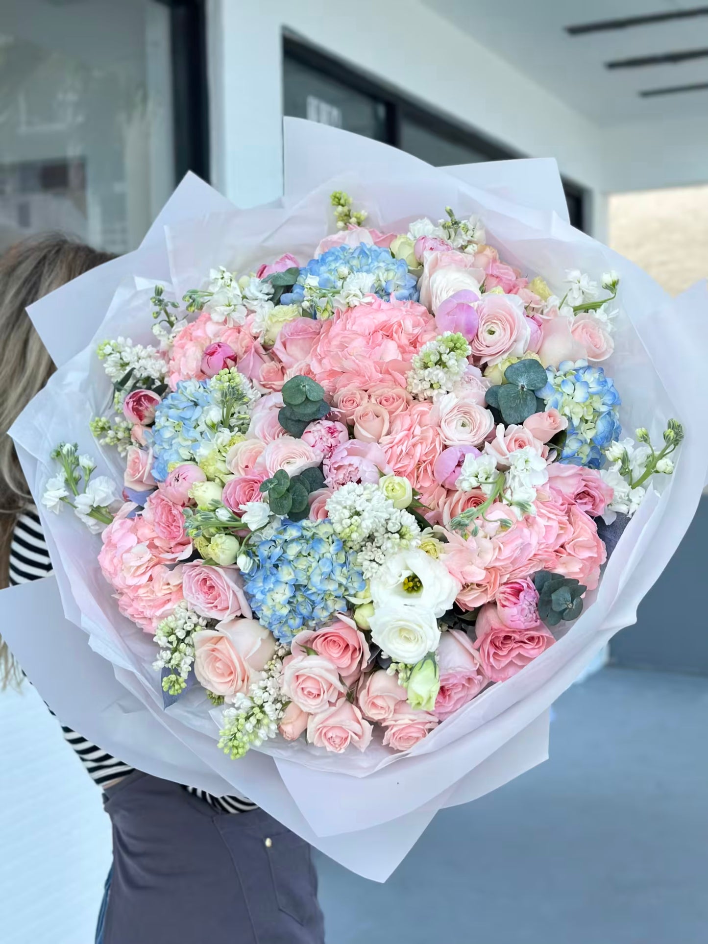 PINK AND BLUE MIX